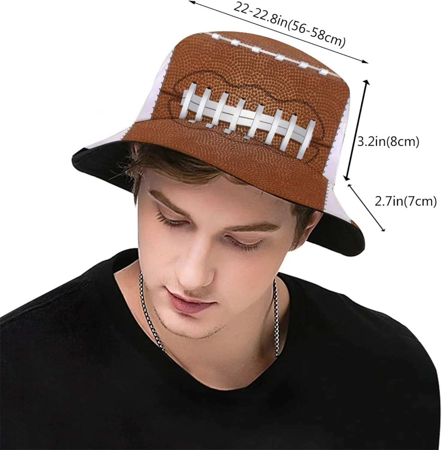 Bucket Hat for Women Men, Summer Print Hat Travel Packable Sun Cap Outdoor Hat for Women and Men