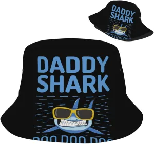 Bunny Black Bucket Hats for Women Summer Sun Beach Travel Outdoor Fishing Cap Unisex Men Bucket Hat