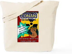CafePress Conan The Bacterium Tote Bag Reusable Natural Beige Canvas Shopping Bag
