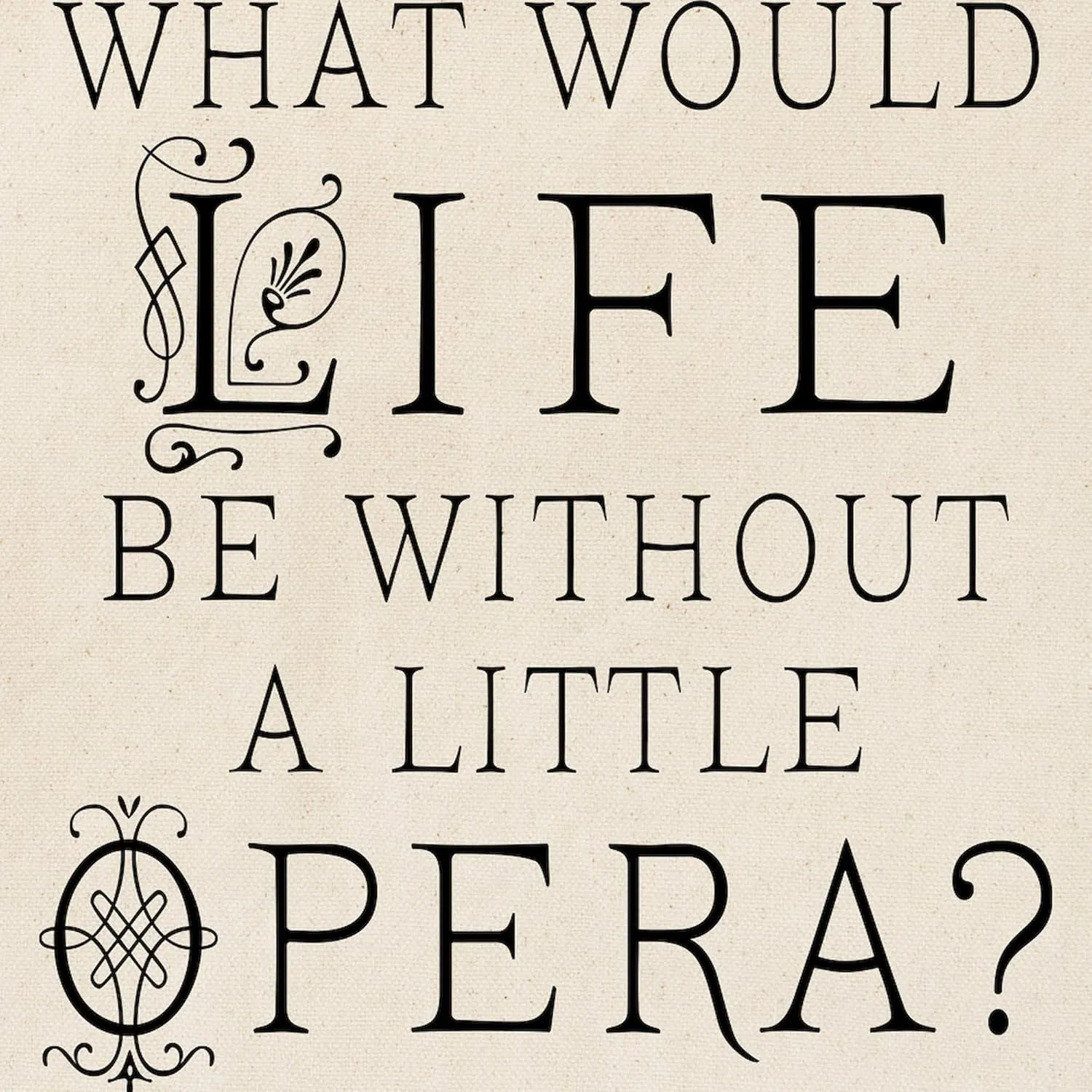 CafePress Opera Singer Gift Tote Bag Reusable Natural Beige Canvas Shopping Bag