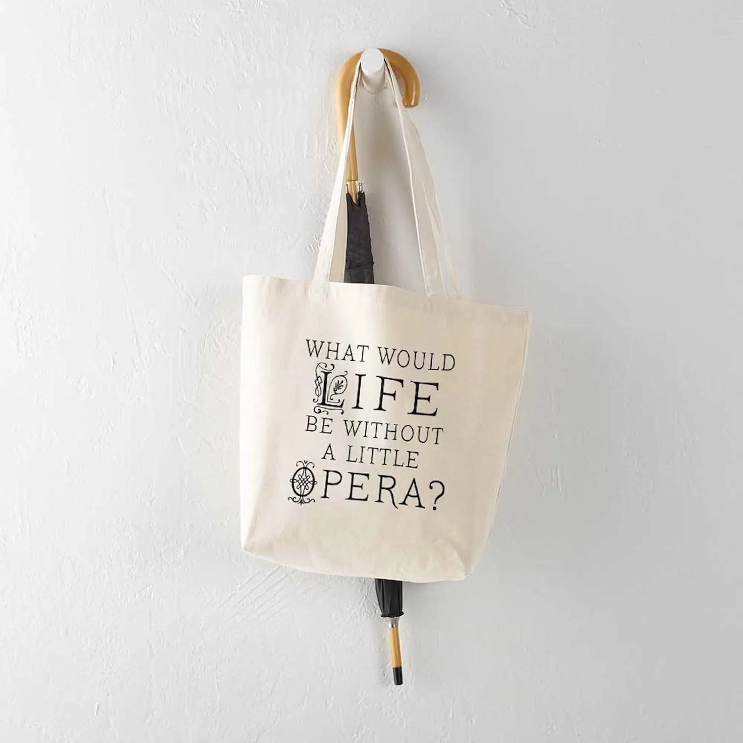CafePress Opera Singer Gift Tote Bag Reusable Natural Beige Canvas Shopping Bag