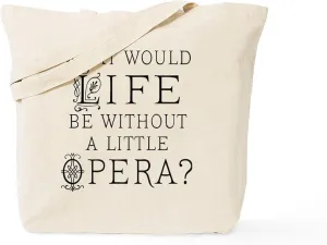 CafePress Opera Singer Gift Tote Bag Reusable Natural Beige Canvas Shopping Bag