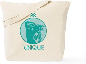 CafePress UNIQUE Tote Bag Reusable Natural Beige Canvas Shopping Bag