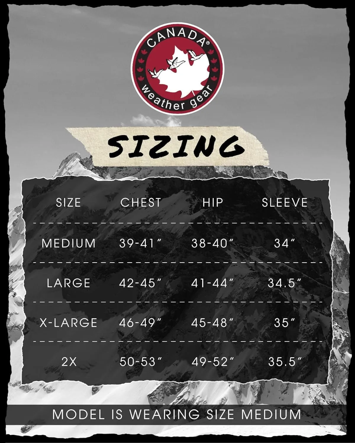 CANADA WEATHER GEAR Men's Winter Coat - Heavyweight Teflon Canvas Parka Jacket (M-XXL)