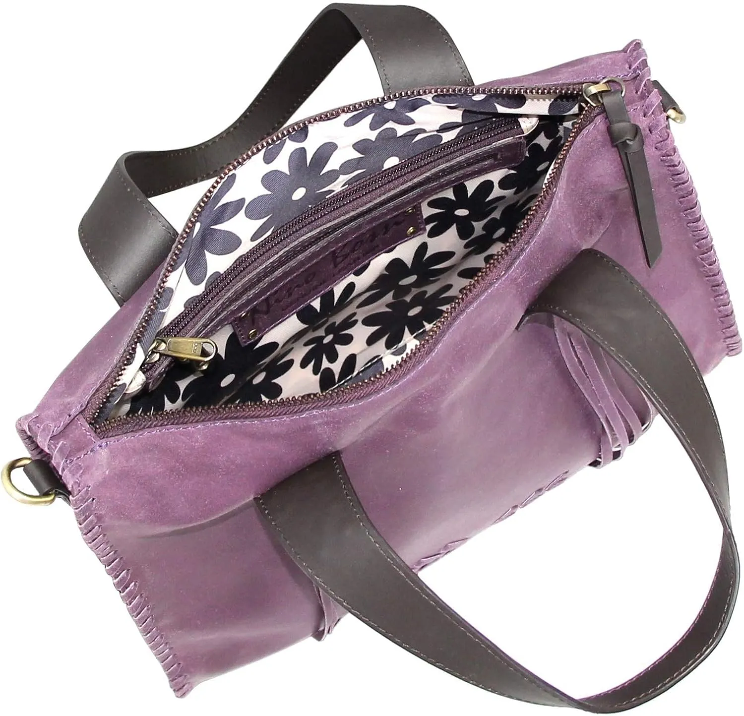 Candace Convertible Leather Satchel