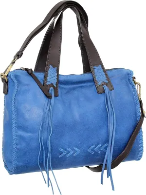 Candace Convertible Leather Satchel