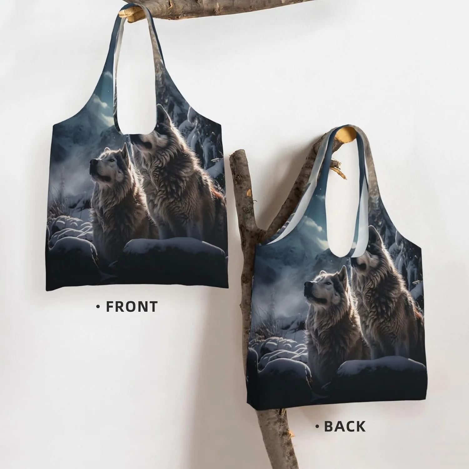 Canvas Tote Bag Lightweight Reusable Grocery Shopping Bag Yellow Flowers Handbag for Women Men