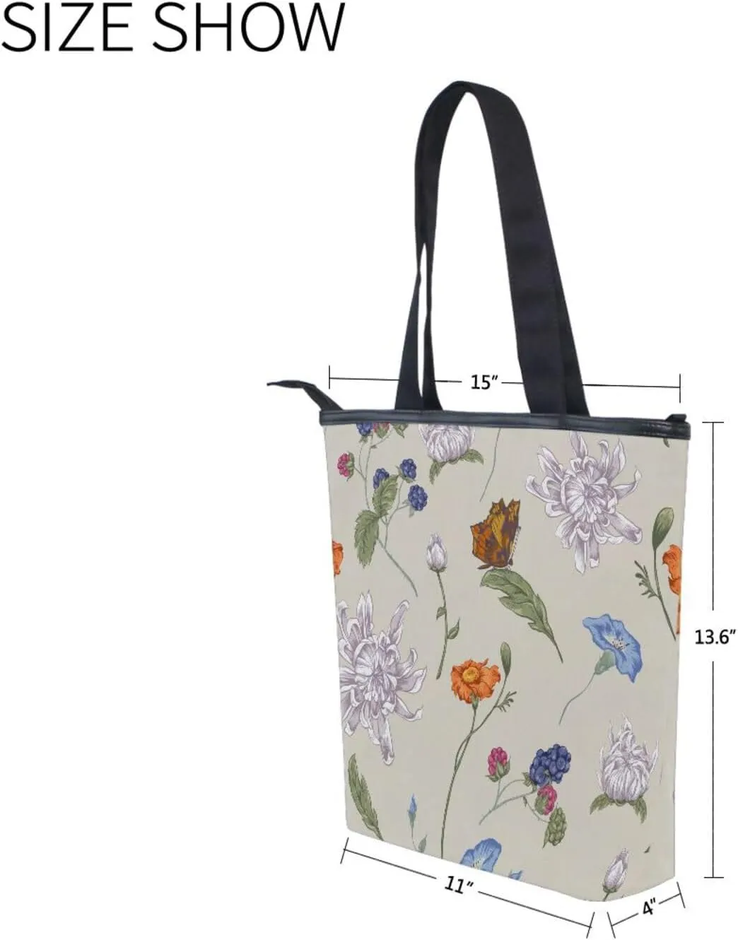 Canvas Tote Bags Purses and Handbags for Women Men Top Handle Ladies Shoulder Bags Multicolored Pattern