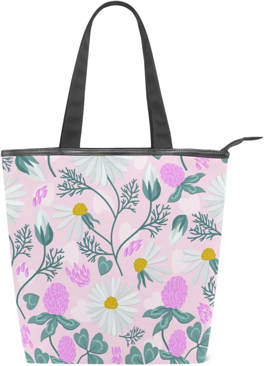 Canvas Tote Bags Purses and Handbags for Women Men Top Handle Ladies Shoulder Bags Multicolored Pattern