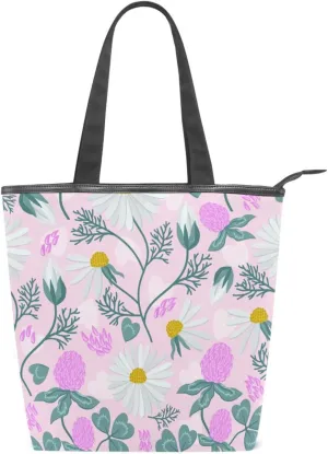 Canvas Tote Bags Purses and Handbags for Women Men Top Handle Ladies Shoulder Bags Multicolored Pattern