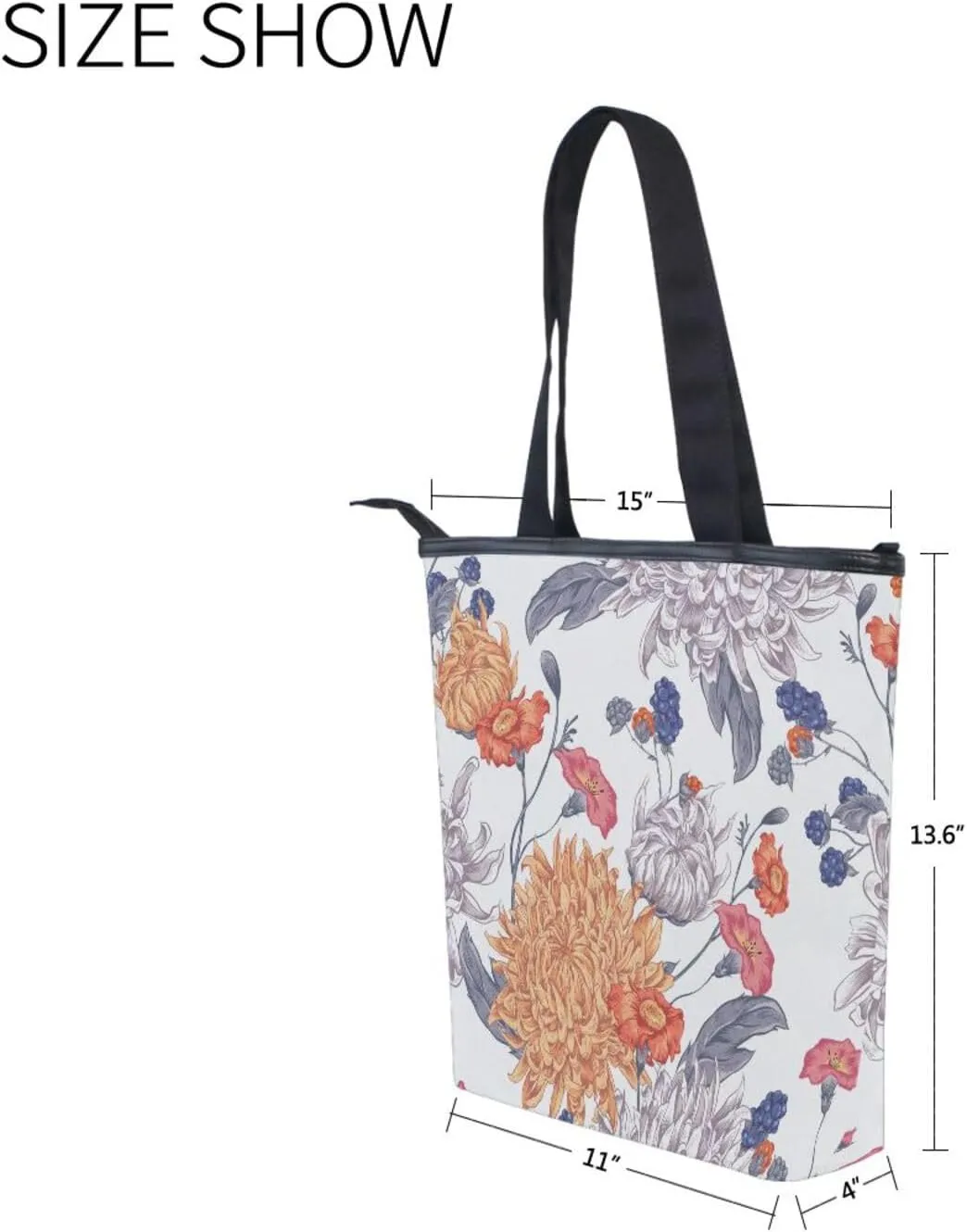 Canvas Tote Bags Purses Handbags for Women Men Top Handle Ladies Shoulder Bags Multicolored Pattern