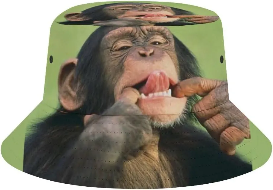 Capybara Ok I Pull Up Men's Women's Bucket Hat Summer Vacation Travel Beach Sun Hat Packable Lightweight Outdoor Hat