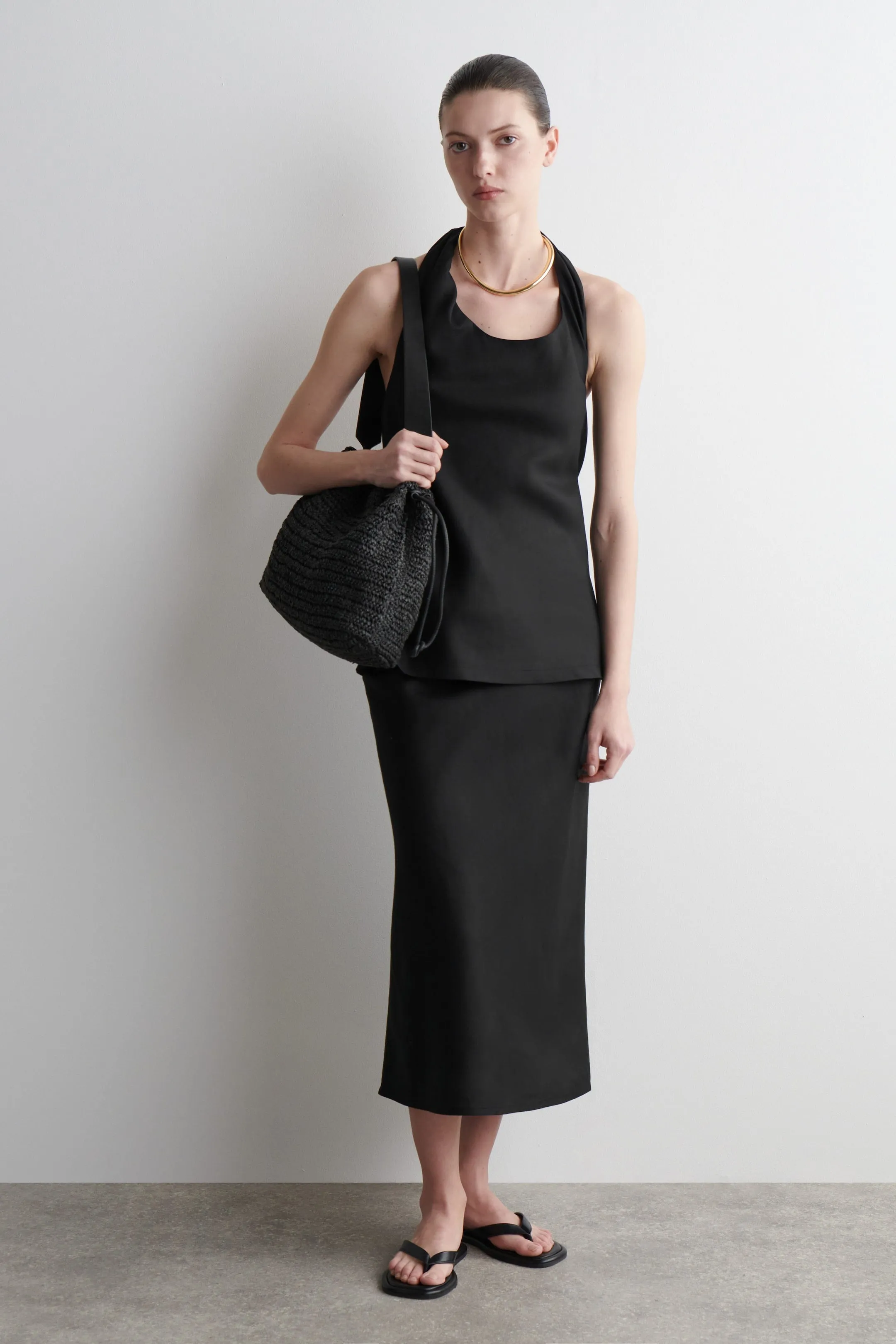 Cavatelli Clutch Bag - Straw