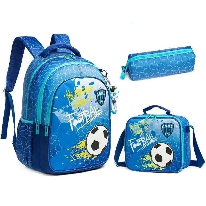 Childrens School Backpack Set with Lunch Bag Pencil Case Waterproof School Bags for Girls Mermaid Backpack Child Girl Book Bag