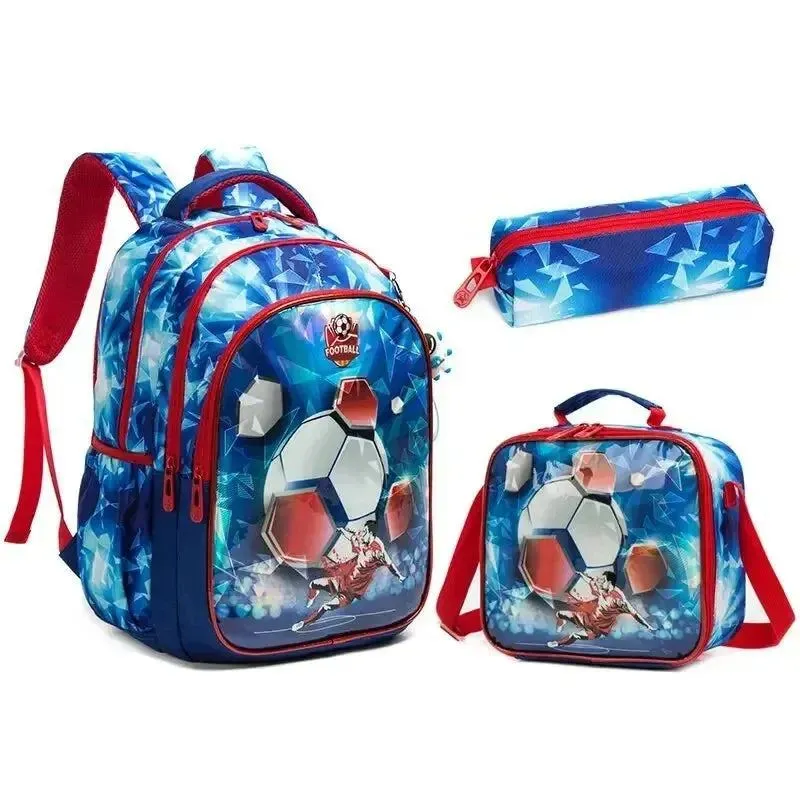 Childrens School Backpack Set with Lunch Bag Pencil Case Waterproof School Bags for Girls Mermaid Backpack Child Girl Book Bag
