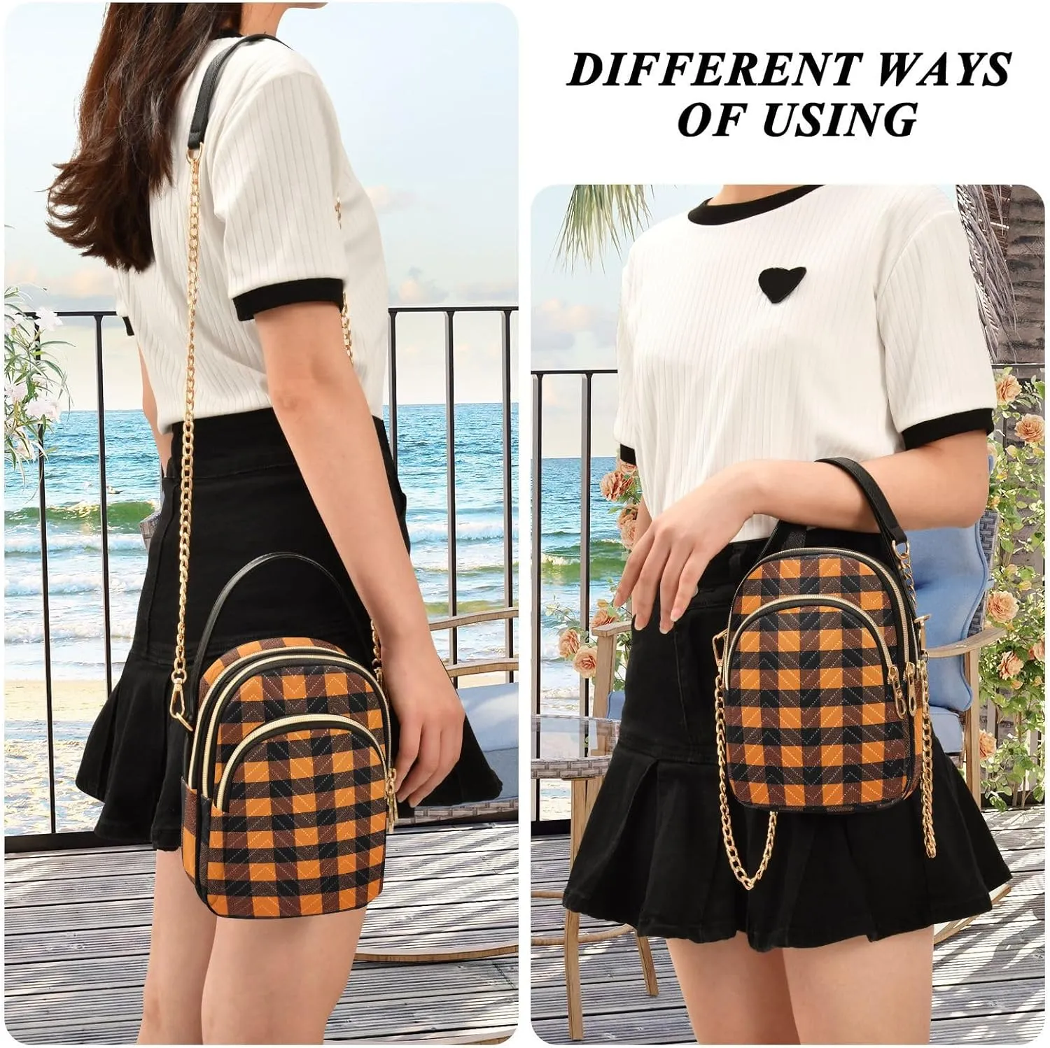 Christmas Ornaments Soldiers Set Women Crossbody Bags, Purse with Long Shoulder Strap, Stylish Crossbody Bags