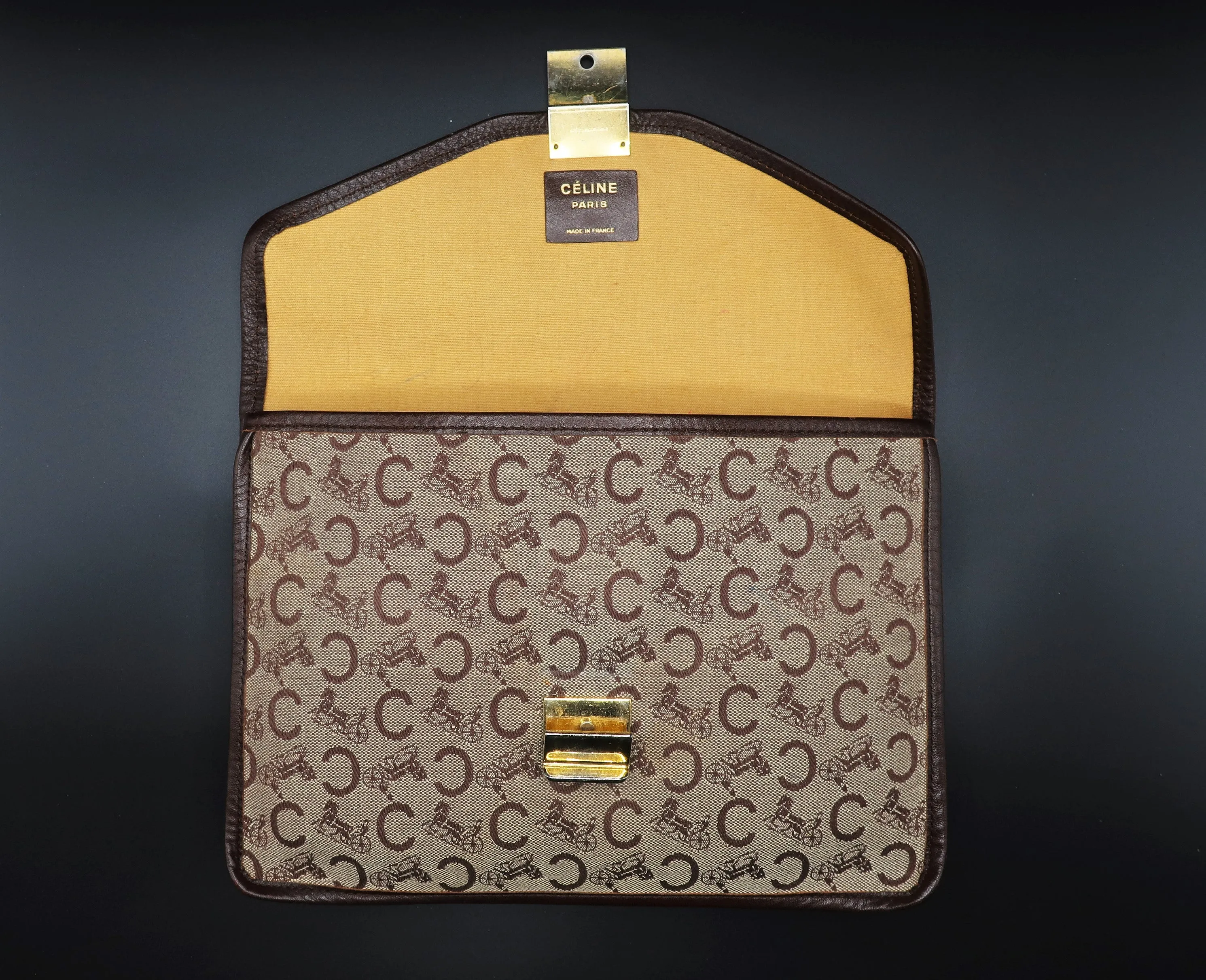 Céline Monogram Clutch Bag