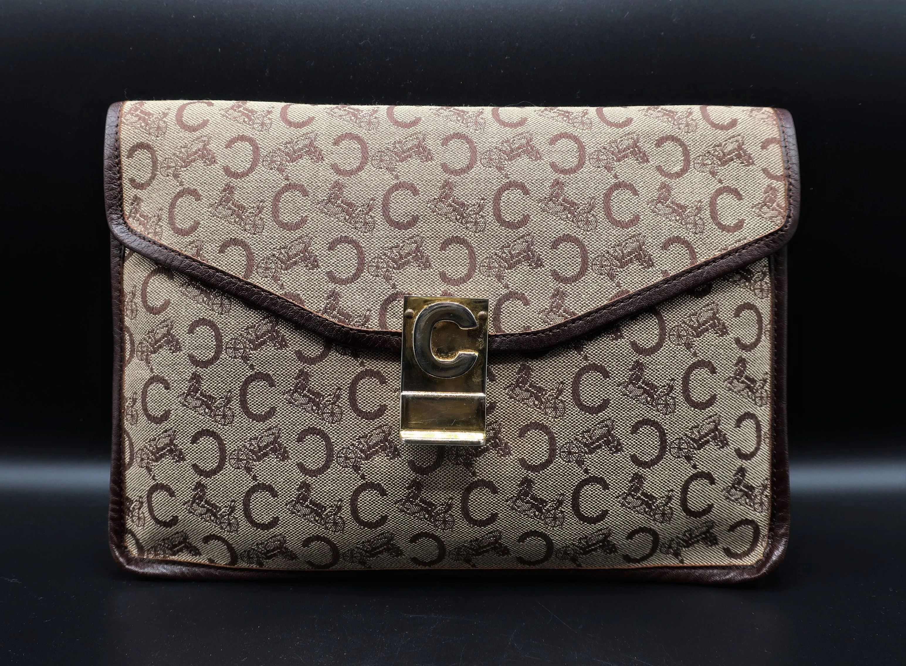 Céline Monogram Clutch Bag