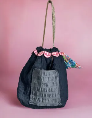 Club Jean Tote Bucket Bag