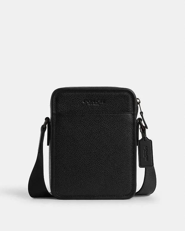 Coach Sullivan Crossbody Bag Black Copper-Black