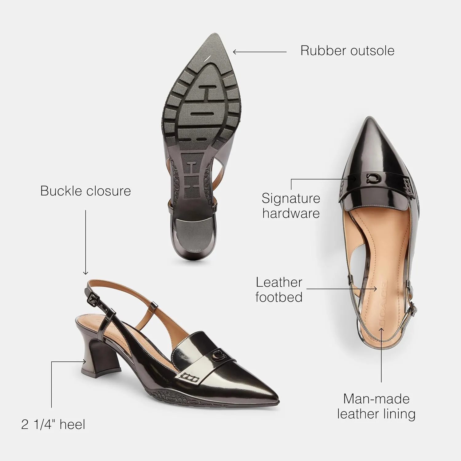 COACH Women's Nikola Slingback Pump
