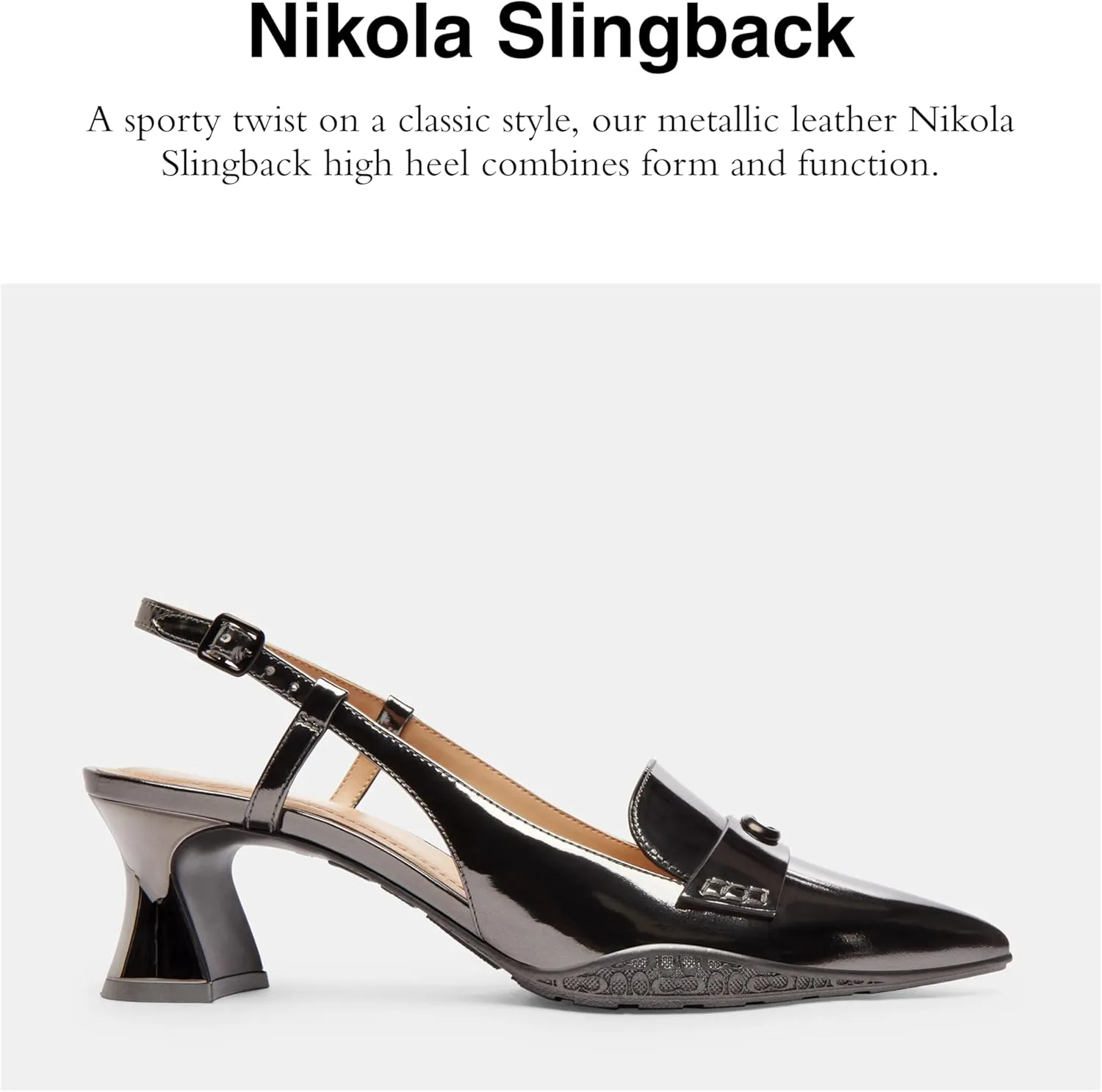 COACH Women's Nikola Slingback Pump