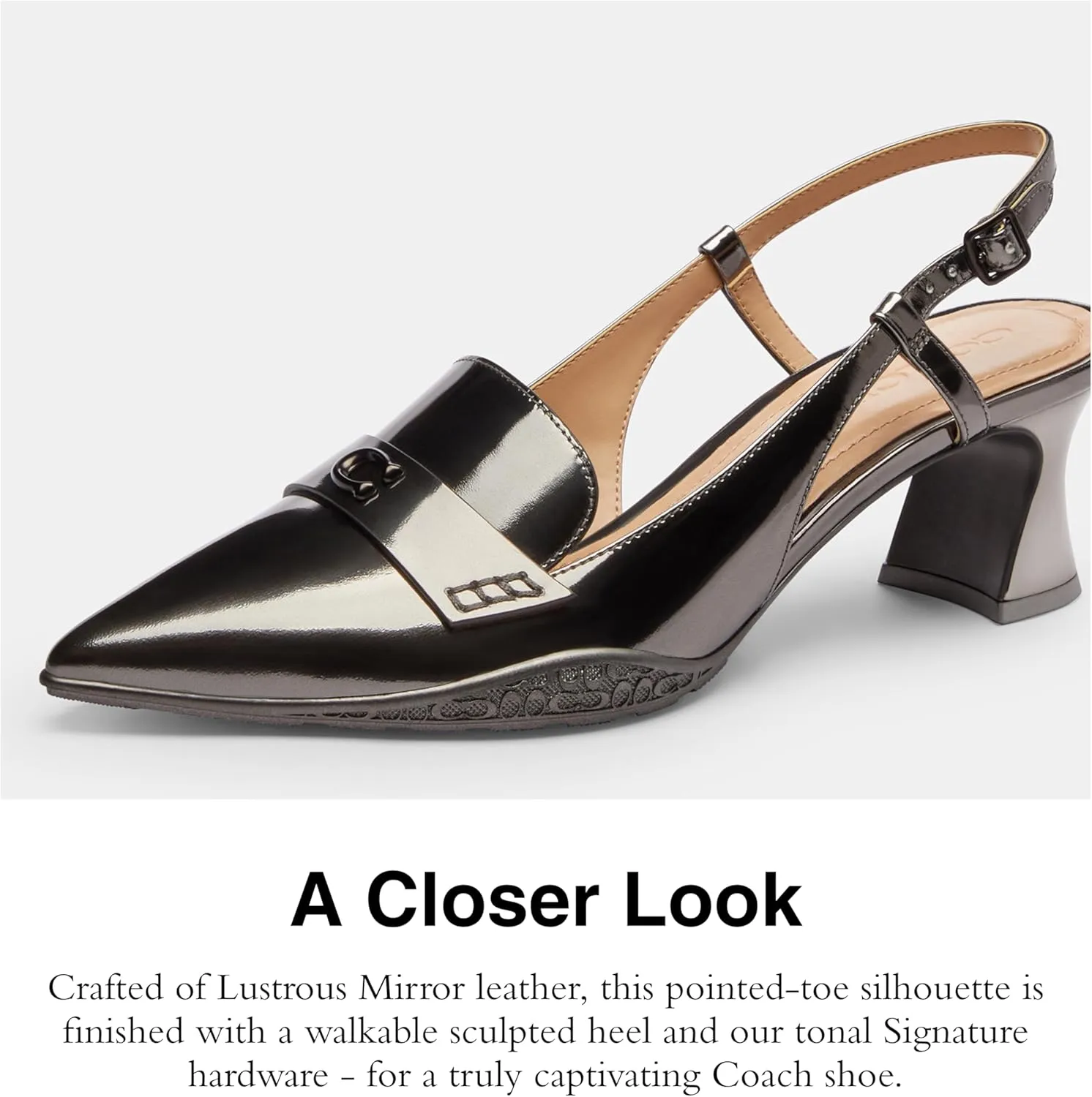COACH Women's Nikola Slingback Pump