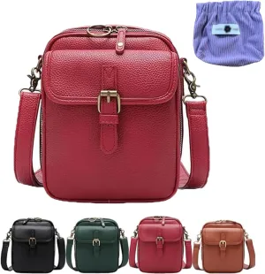 Collaboraten1 Crossbody Leather Bag, Urvashi Crossbody Leather Bags, Tojoyride Bag For Women, Anti Theft Shoulder Bags