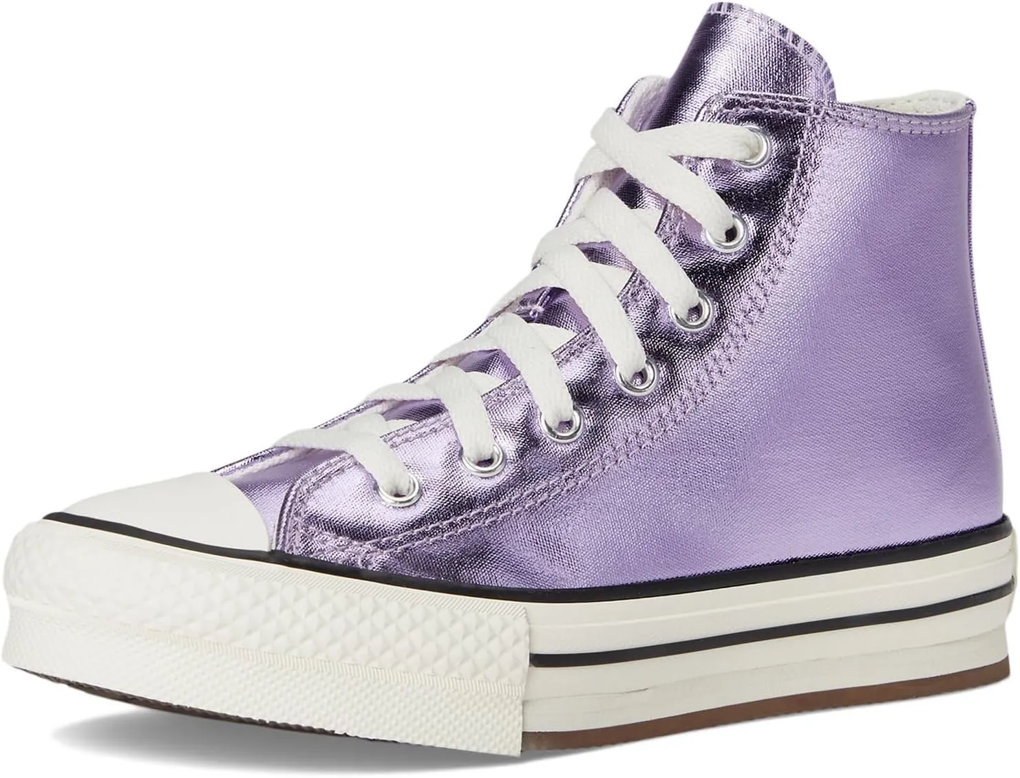Converse Unisex-Child Chuck Taylor All Star Eva Lift Platform Metallic (Little Kid)