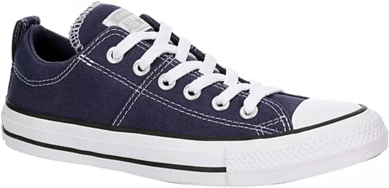 Converse Unisex Chuck Taylor All Star Madison Ox Canvas Sneaker - Lace up Closure Style - Uncharted Waters/White/Black 6