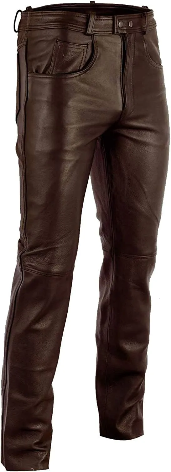 Cowboy Western Traditional Native American Pant for Men Casual Classic Breeches Fashion