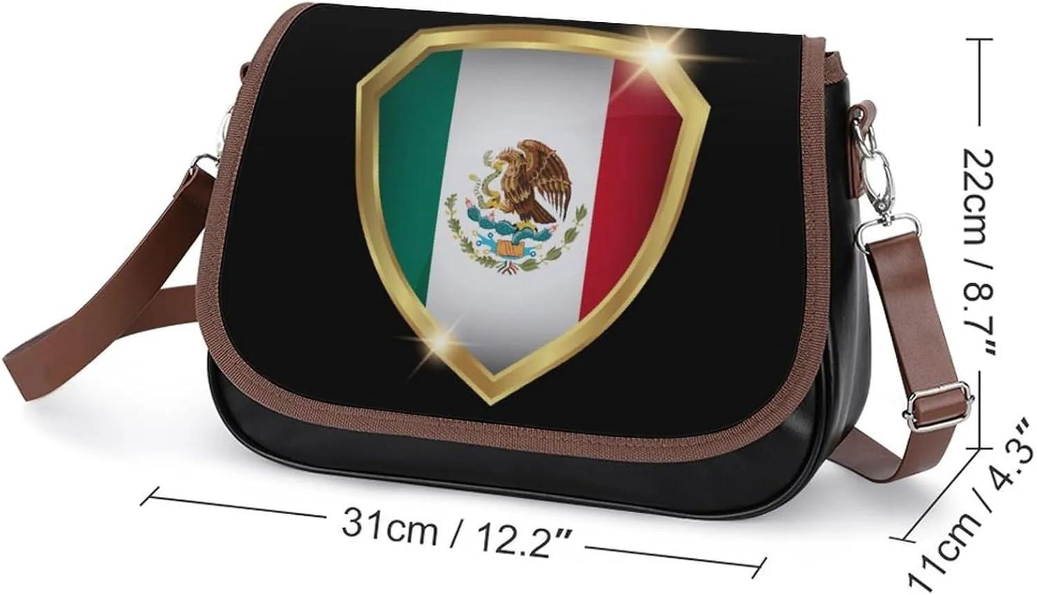 Crossbody Bags for Women Men Leather Purses Small Adjustable Shoulder Handbags