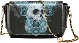 Crossbody Bags for Women Trendy Women's Black Shoulder Bag Small PU Leather Flap Cross Body Bag Handbags