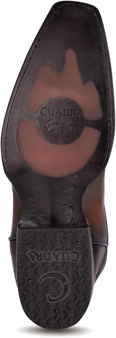 Cuadra Men's Cowboy boot in Genuine Stingray Leather Black