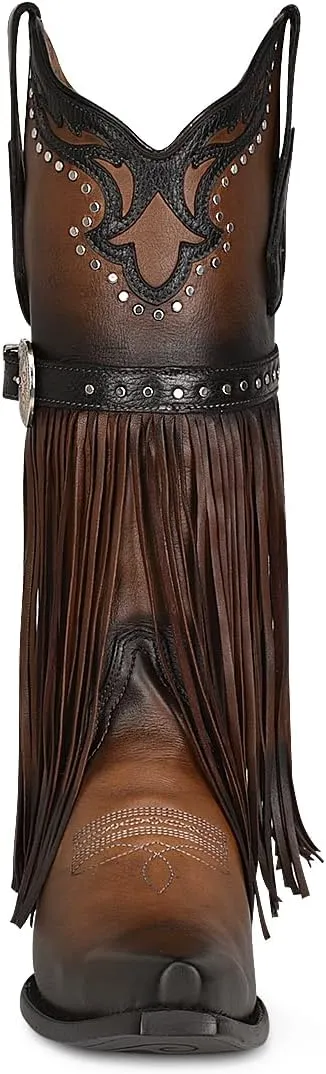 Cuadra Women's boot in genuine bovine leather with embroidery 1GAXRS