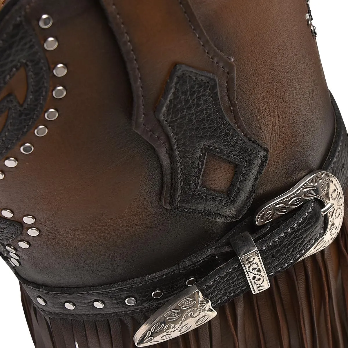 Cuadra Women's boot in genuine bovine leather with embroidery 1GAXRS