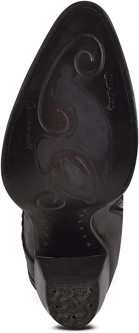 Cuadra Women's Bootie in Genuine Stingray Leather with Zipper Black, 3F86MA