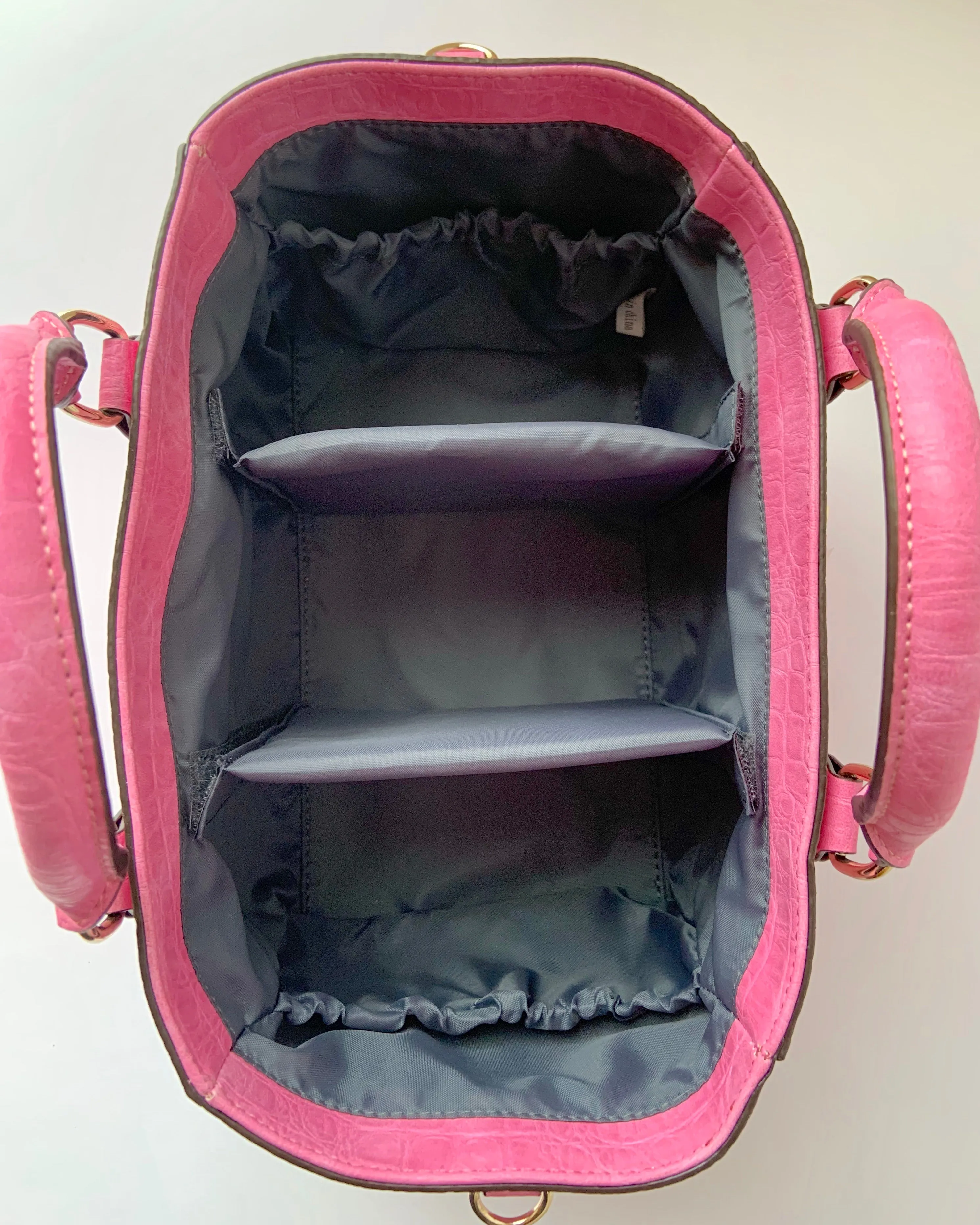 Cube Tote Bag EDGE, pink