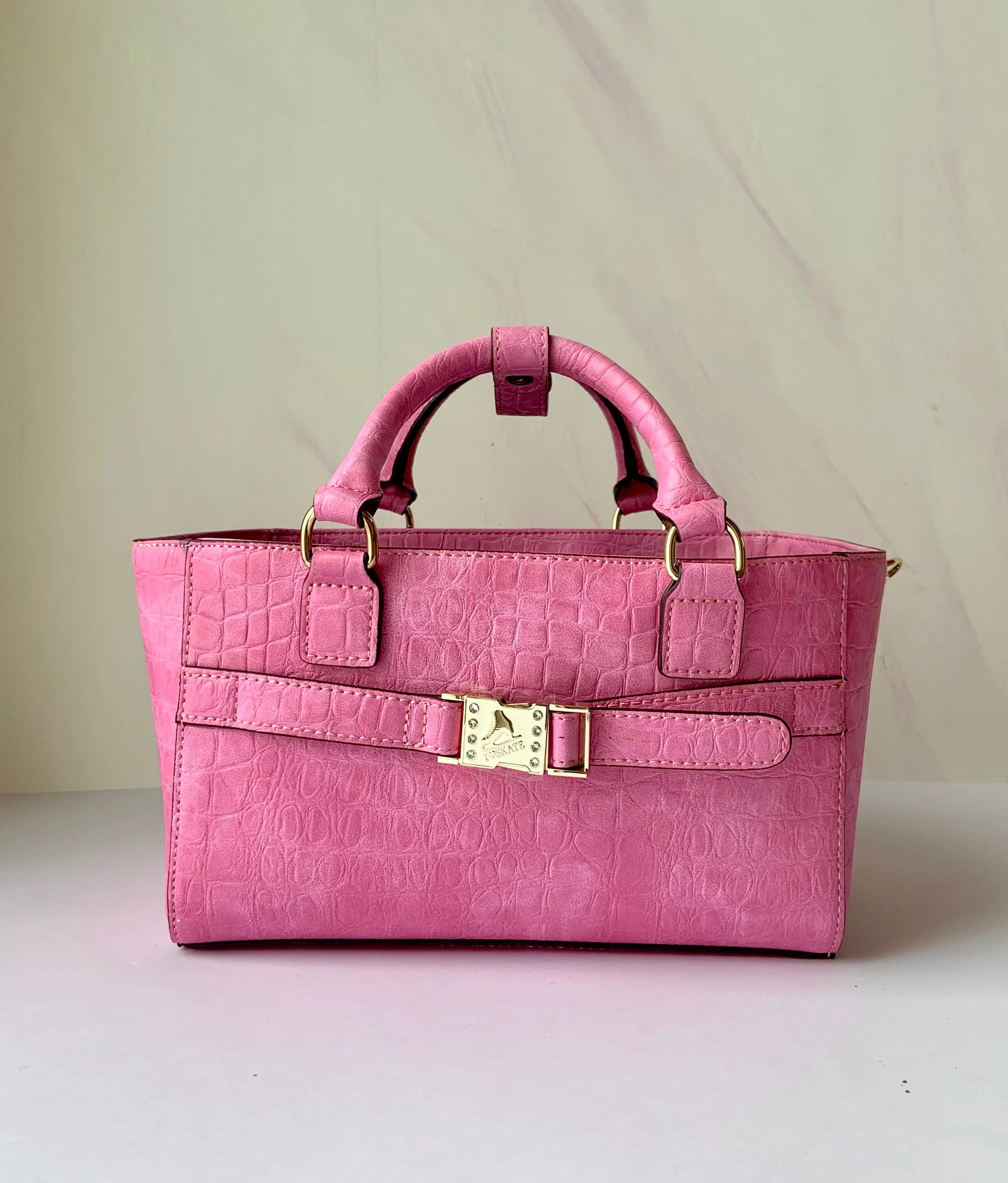 Cube Tote Bag EDGE, pink