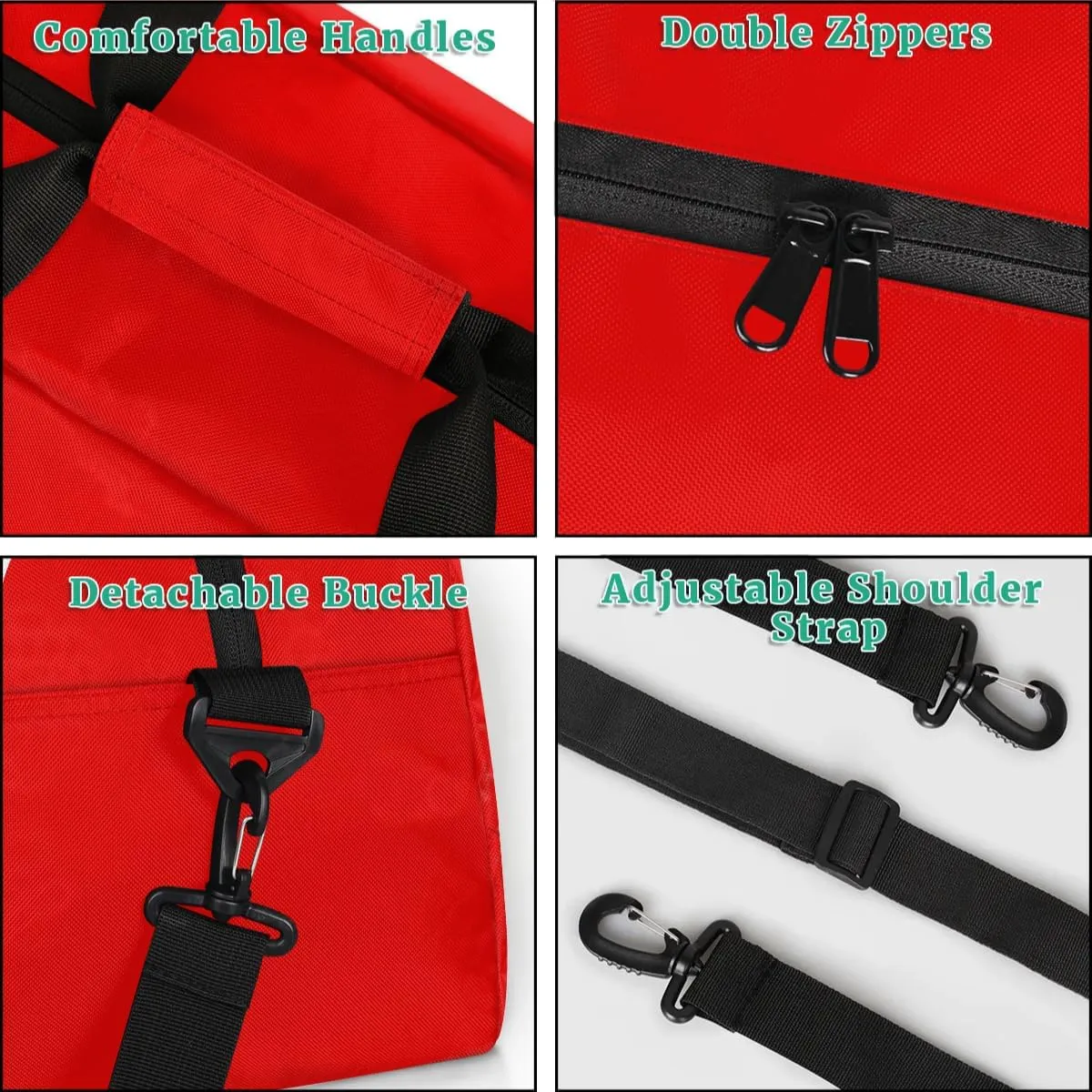 Custom Initial Name Sport Bags, Personalized Dance Gym Duffel Bags Personalized Gifts for Women Custom Cheer Travel Weekender Bag Monogrammed, Coral Red A