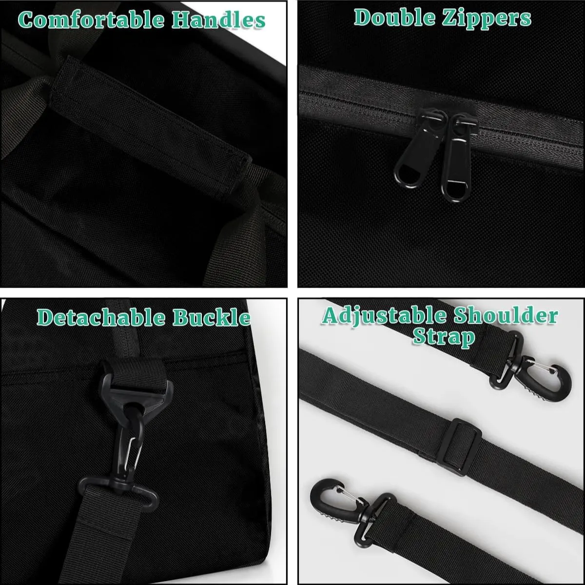 Custom Initial Sport Bag with Name, Personalized Gym Duffel Bags Personalized Gifts for Women Custom Travel Weekender Bag Monogrammed Custom Gifts, Black