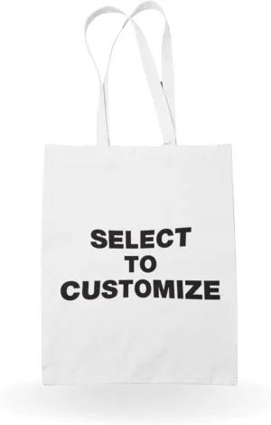 Custom Tote Bag - Design Your Own Personalized Tote Bag – Personalized Wedding Canvas Bag Gift for Women - Reusable Travel Grocery Shopping Business Promotion Giveaways Beach Bag