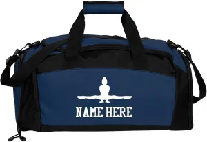CUSTOMIZED GIRL Gym Duffel Bag Gymnastics Bag - Custom Name Gymnastics Bags Duffel Bag Gym - Personalized Gymnastics Duffel Bag for Kids Ideal for Practice and Competitions