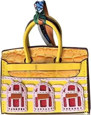 Cute Bag Charms for Women Preppy Bag Charm for Handbag Leather Handbag Decoration Purse Charm