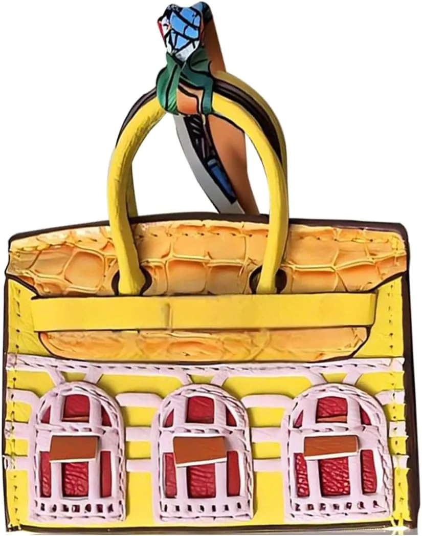 Cute Bag Charms for Women Preppy Bag Charm for Handbag Leather Handbag Decoration Purse Charm