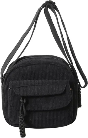 Cute Purse for Women Strawberry Bag Corduroy Tote Bag Work Messenger Bag Cute Crossbody Bag Handbags Everyday Bag