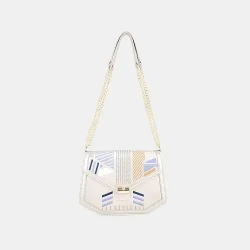 David Jones Geometric Crossbody Bag