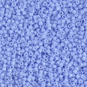 DB 1137, Opaque Blue Agate - Miyuki Delica Beads - Size 11 - 5 grams - Japanese Cylinder Seed Beads - Retail & Wholesale