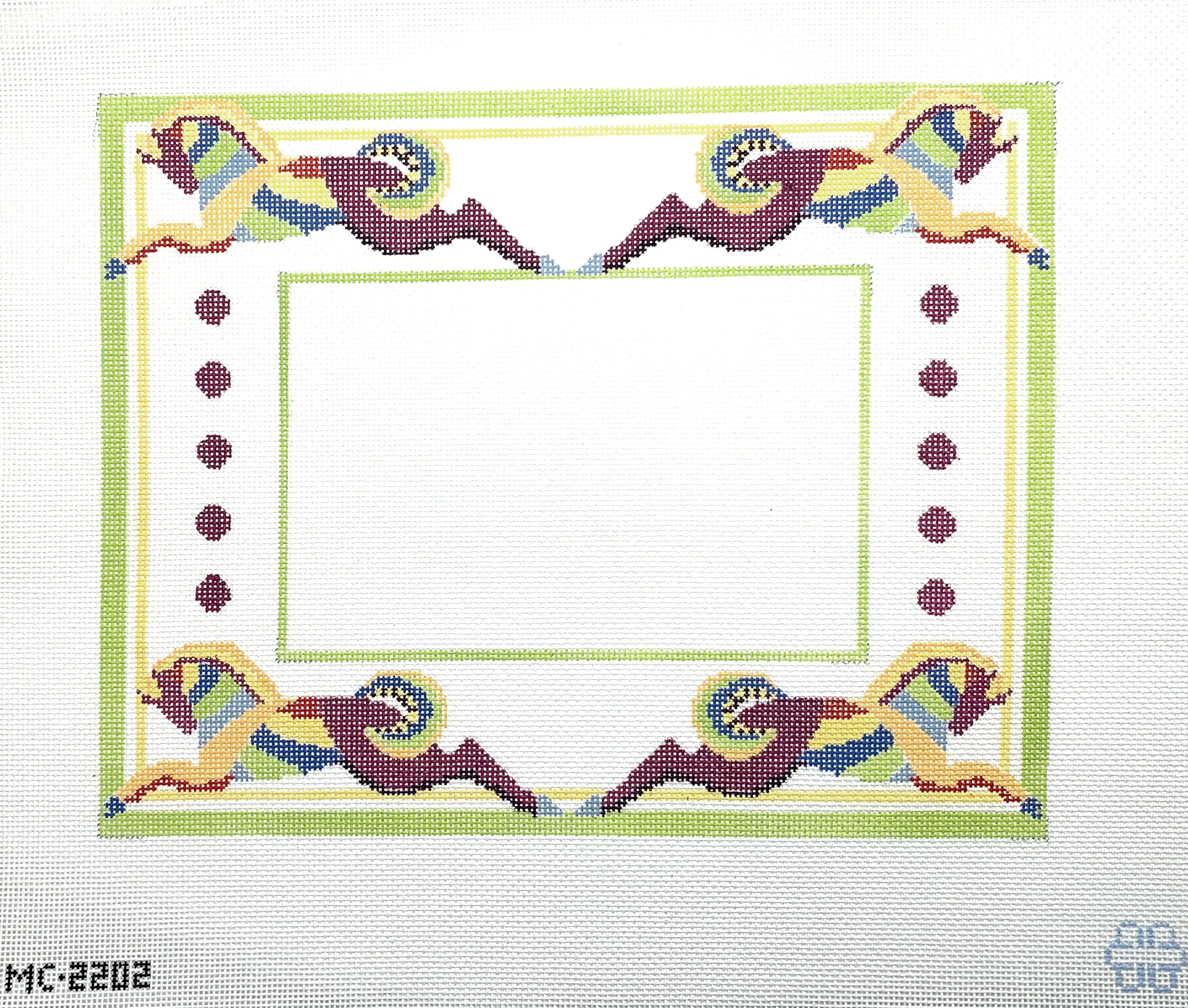 Deco Dressage Needlepoint Canvas
