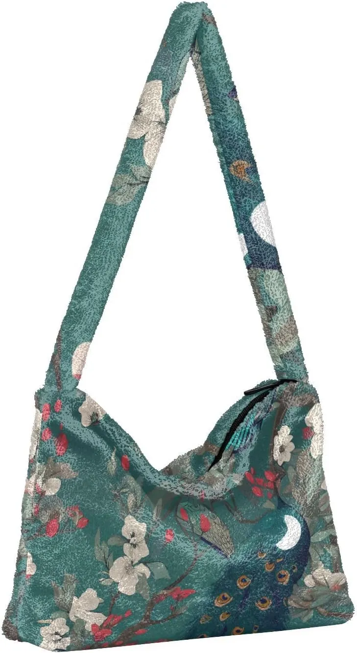 Different Red White Candies Plush Bag, Women Handbags, Shoulder Bags for Women